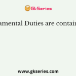 Fundamental Duties are contained in