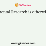 Fundamental Research is otherwise called