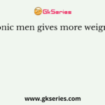 Harmonic men gives more weigntage to