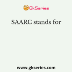 SAARC stands for