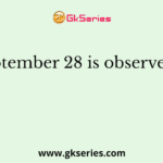 September 28 is observed as