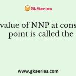 The value of NNP at consumer point is called the