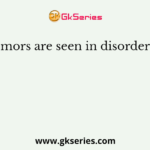 Tremors are seen in disorder of?