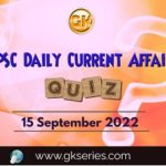 UPSC Daily Current Affairs Quiz