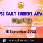 UPSC Daily Current Affairs Quiz