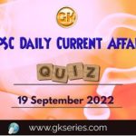 UPSC Daily Current Affairs Quiz