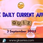 UPSC Daily Current Affairs Quiz