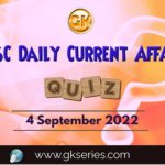 UPSC Daily Current Affairs Quiz