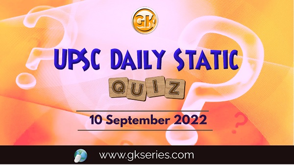 UPSC Daily Static Quiz