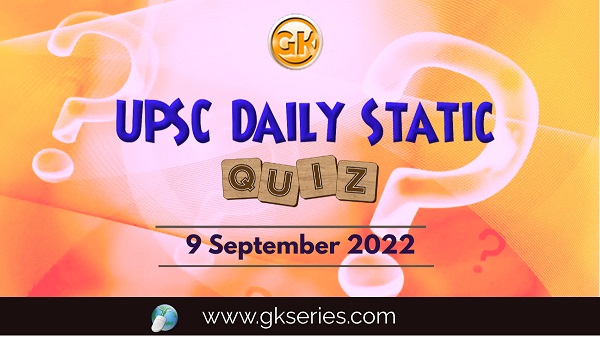 UPSC Daily Static Quiz