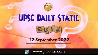 UPSC Daily Static Quiz