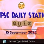 UPSC Daily Static Quiz