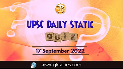 UPSC Daily Static Quiz