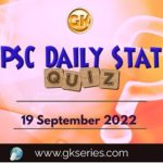 UPSC Daily Static Quiz
