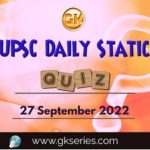 UPSC Daily Static Quiz