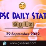 UPSC Daily Static Quiz