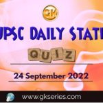 UPSC Daily Static Quiz 24