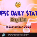 UPSC Daily Static Quiz