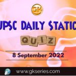 UPSC Daily Static quiz