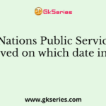 United Nations Public Service Day is observed on which date in June?