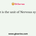 What is the unit of Nervous system?