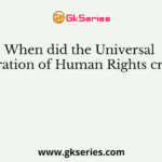 When did the Universal Declaration of Human Rights created?