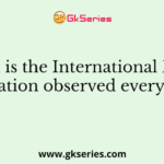 When is the International Day of Education observed every year ?