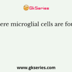 Where microglial cells are found?