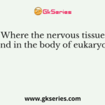 Where the nervous tissue found in the body of eukaryotes?