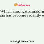 Which amongst kingdom animalia has become recently extinct?