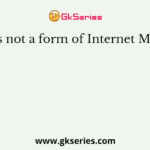 Which is not a form of Internet Marketing?