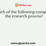 Which of the following completes the research process?
