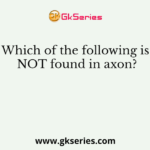 Which of the following is NOT found in axon?