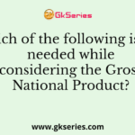Which of the following is not needed while considering the Gross National Product?