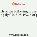 Which of the following is used as a ‘tracking dye’ in SDS-PAGE of protein?