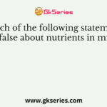 Which of the following statements is false about nutrients in milk?