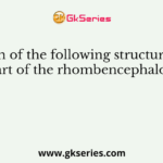 Which of the following structures is a part of the rhombencephalon?