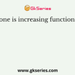 Which one is increasing function of price