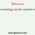Cell counting can be carried out by