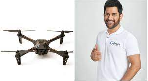 Dhoni launches made-in-India 'Droni' drone