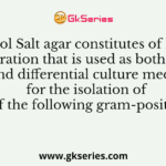 Mannitol Salt agar constitutes of high salt concentration that is used as both selective and differential culture media for the isolation of which of the following gram-positive cocci?