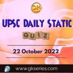 UPSC Daily Static Quiz