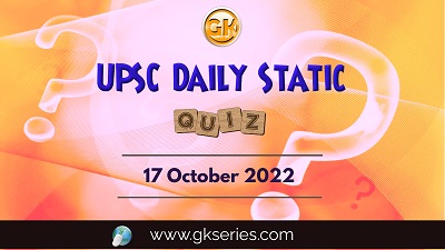 UPSC Daily Static QUIZ