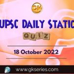 UPSC Daily Static Quiz