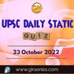 UPSC Daily Static Quiz