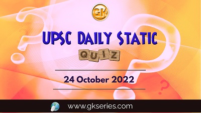 UPSC Daily Static Quiz