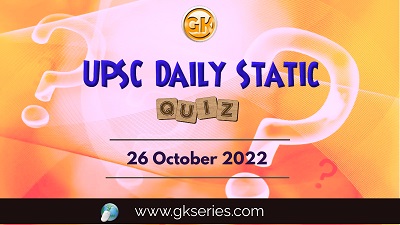 UPSC Daily Static Quiz