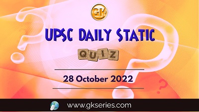 UPSC Daily Static Quiz