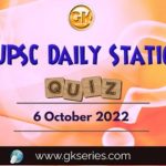 UPSC Daily Static Quiz