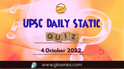UPSC Daily Static Quiz